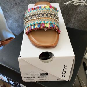 ALDO slides size 9 new never worn